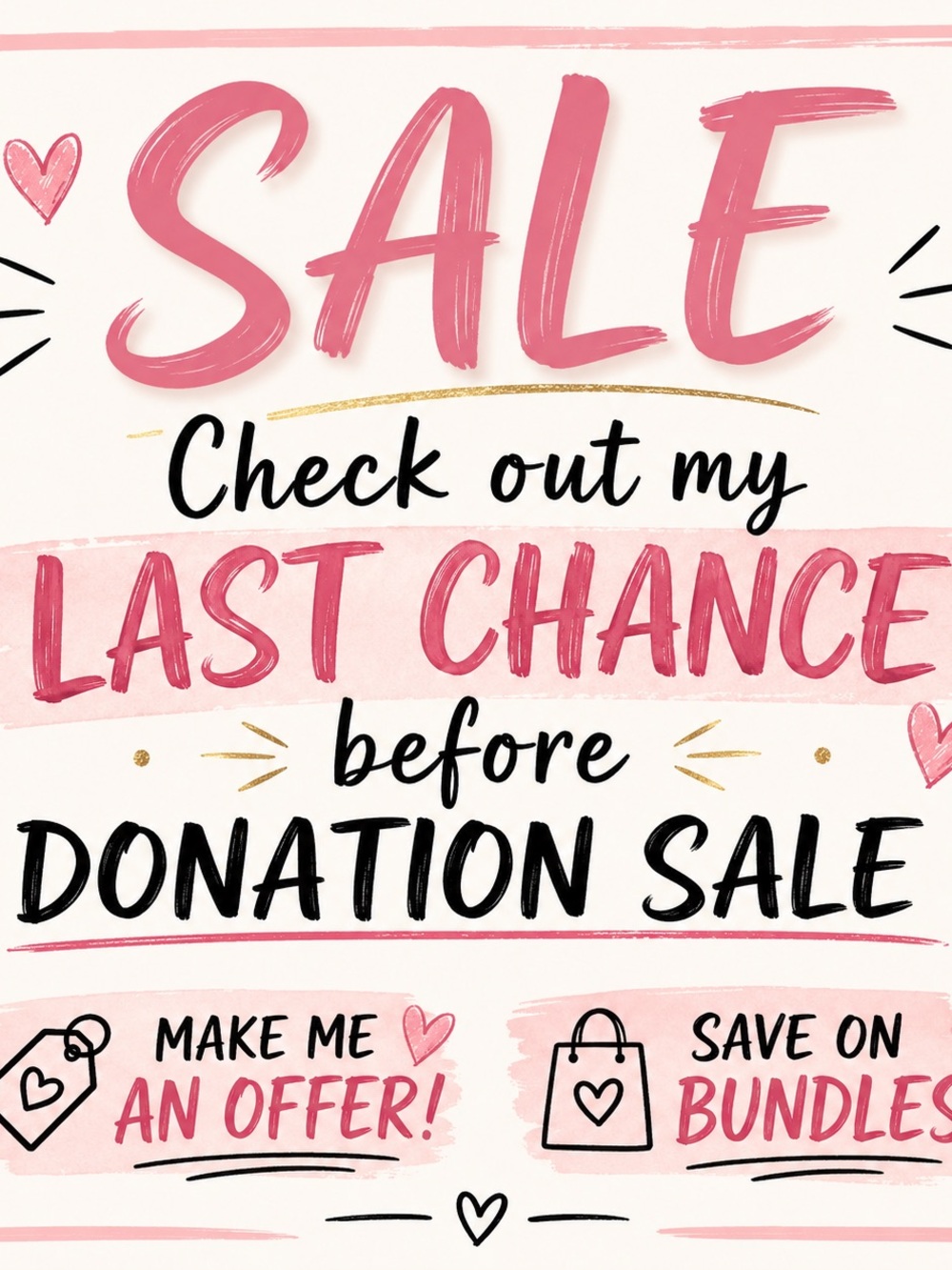Last Chance Sale!!!
